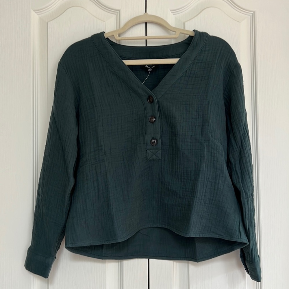 Madewell Lightspun Evert Top NWT
